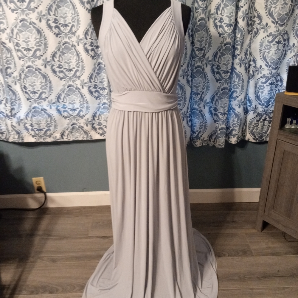 Gray Maxi Dress